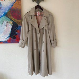 Dannimac Khaki Double Breasted Trench Coat